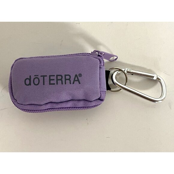 doTerra Essential Oil KeyChain Pouch Case 8 Amber Vials 5/8 Dram 2ml Travel. NEW - Picture 2 of 5